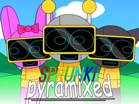 Sprunki Pyramixed: Zábavný robot